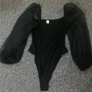 Puff Sleeve Body Suit